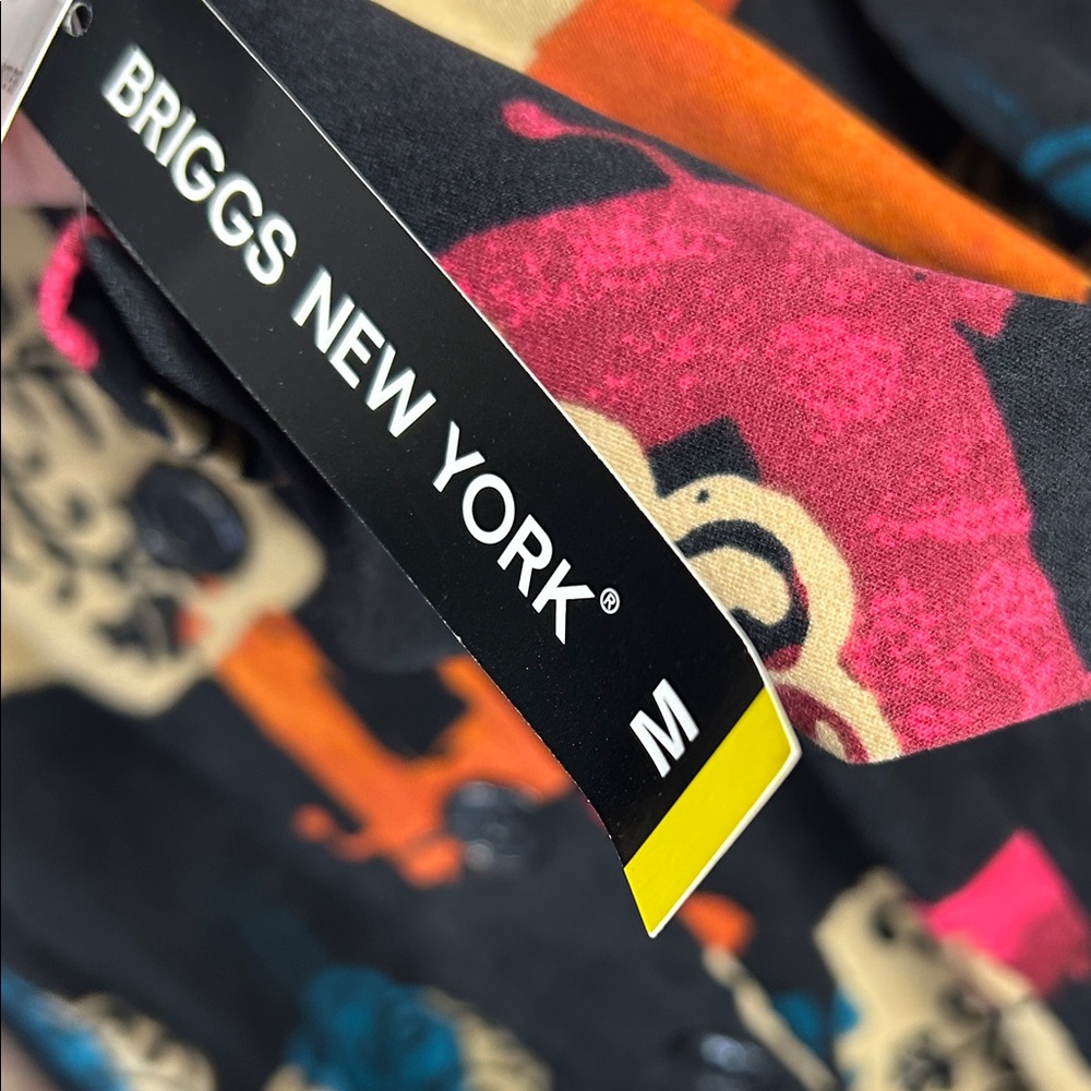 Briggs New York Multicolor Patterned Button Down … - image 2
